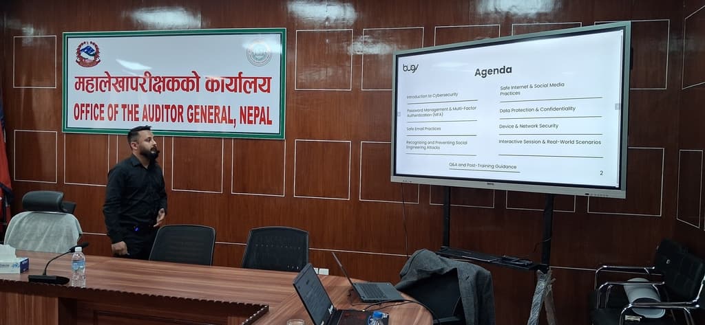 Presentation in office