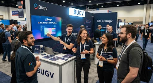Bugv conference booth